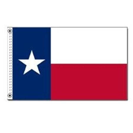 ANNIN FLAGMAKERS Annin Flagmakers 145280 5 ft. X 8 ft. Nyl-Glo Texas Flag 145280